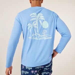 NWT Chubbies The Sun Bum Rash Guard UPF 50 Crewneck Size Small
